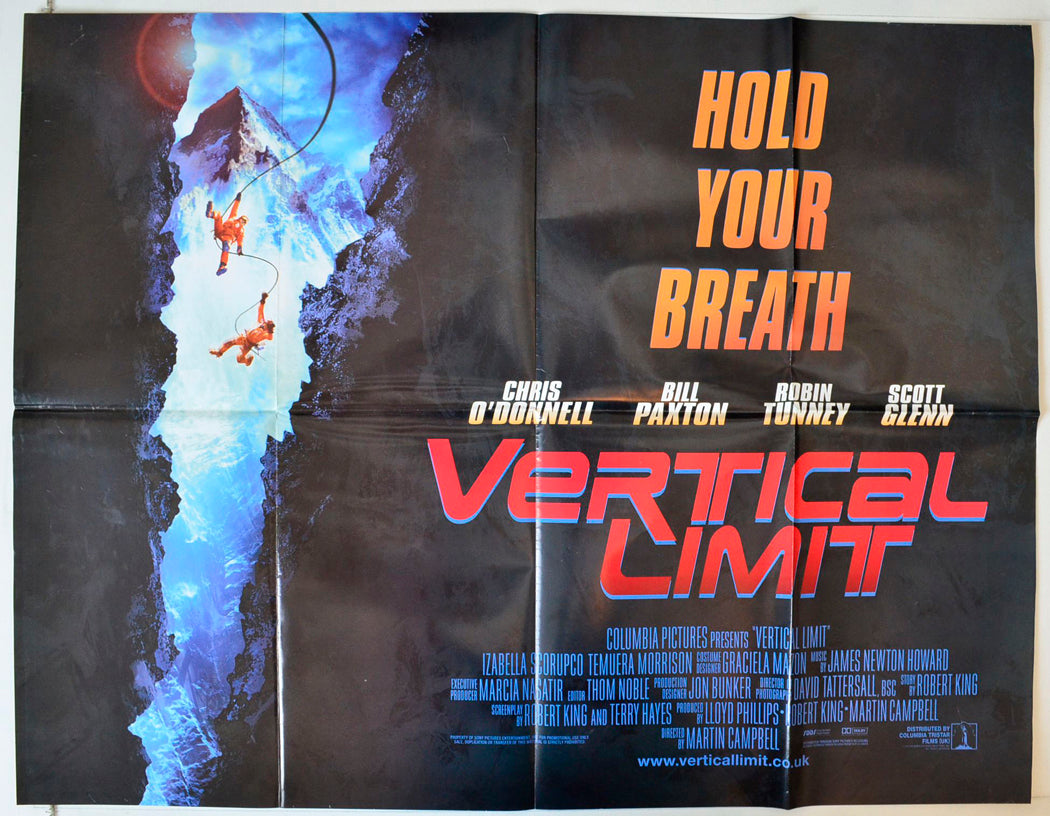 Vertical Limit Original British Quad Poster - Movie Poster