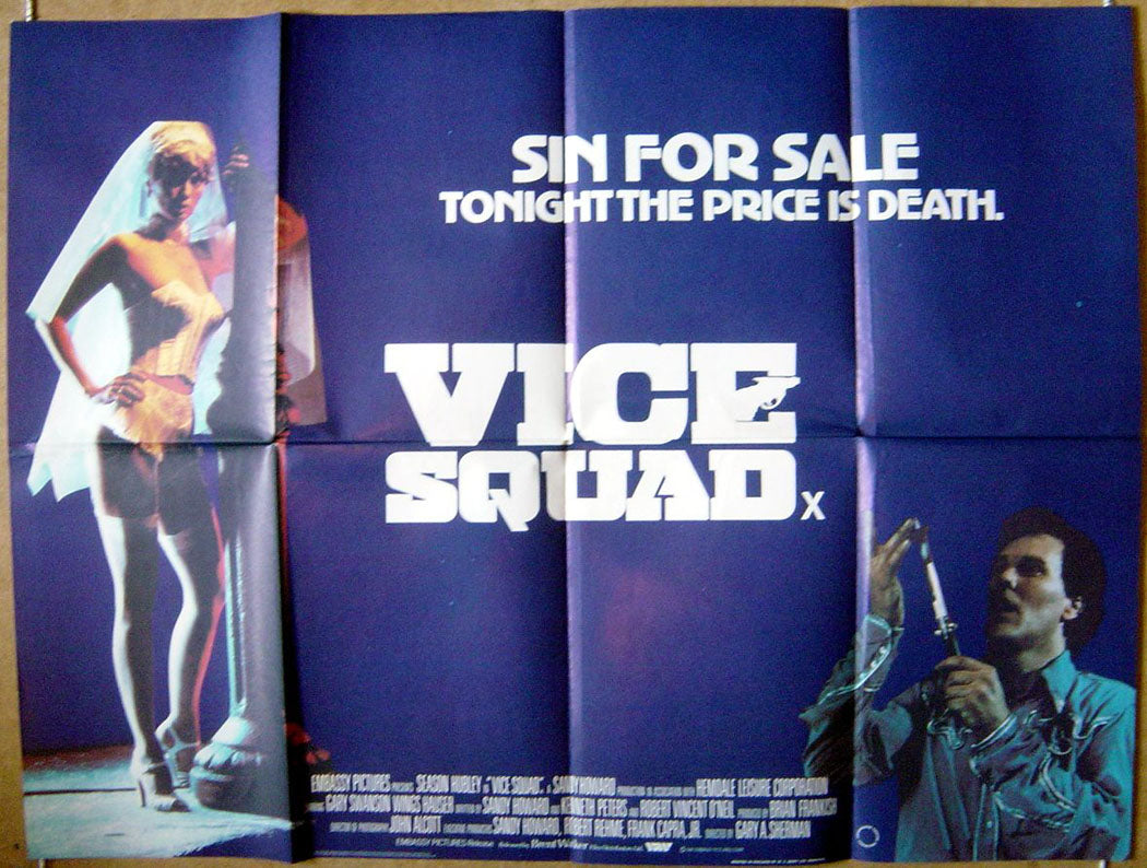 Vice Squad  Original Quad Movie Poster  