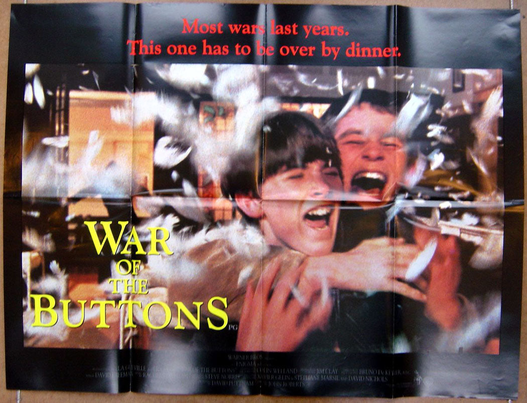 War Of The Buttons  Original Quad Movie Poster  