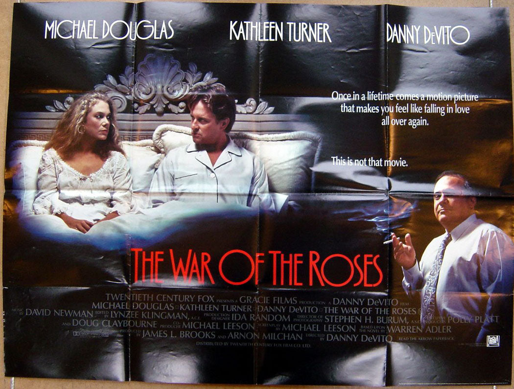 The War Of The Roses  Original Quad Movie Poster  