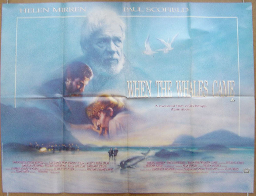 When The Whales Came  Original Quad Movie Poster  