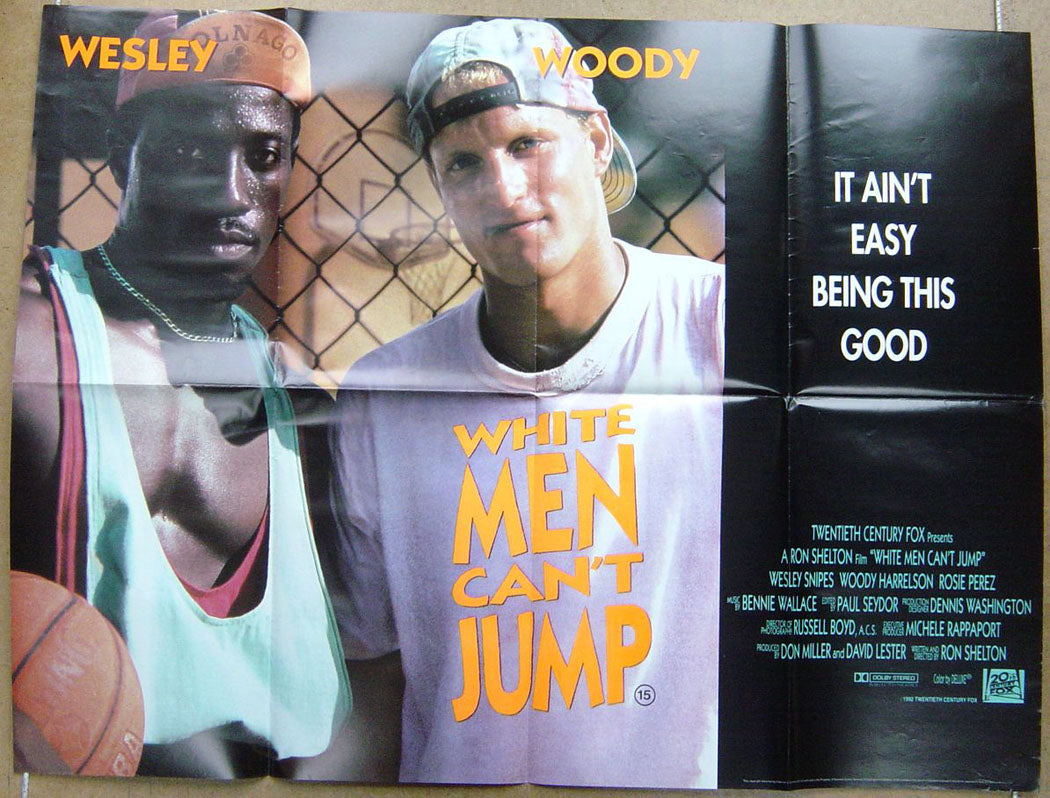 White Men Can't Jump  Original Quad Movie Poster  