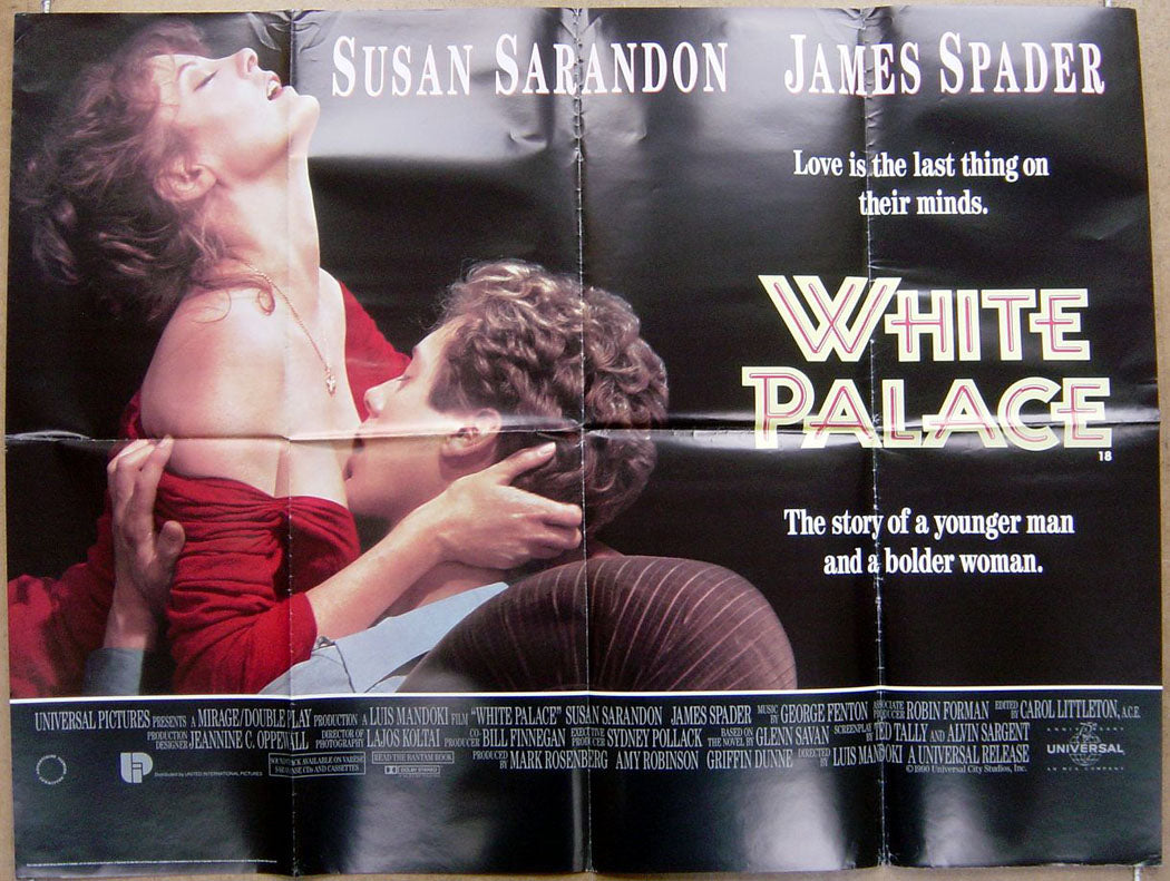 White Palace  Original Quad Movie Poster  