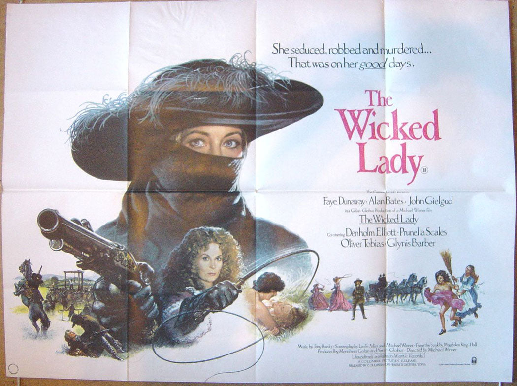 The Wicked Lady  Original Quad Movie Poster  