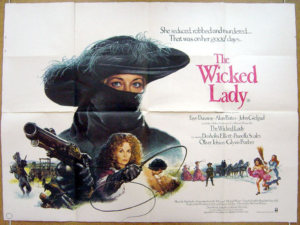 The Wicked Lady  Original Quad Movie Poster  