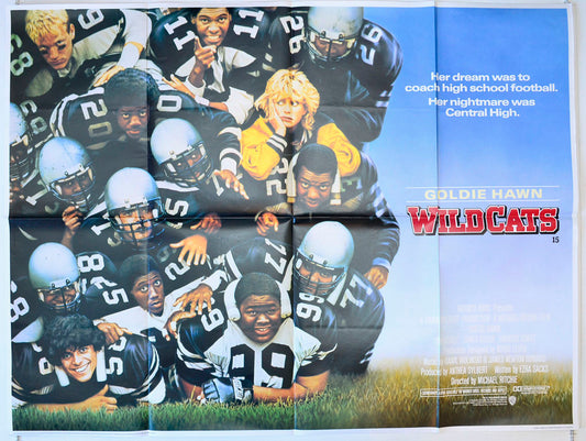 Wildcats Original British Quad Poster - Movie Poster