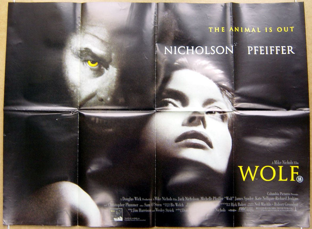 Wolf  Original Quad Movie Poster 