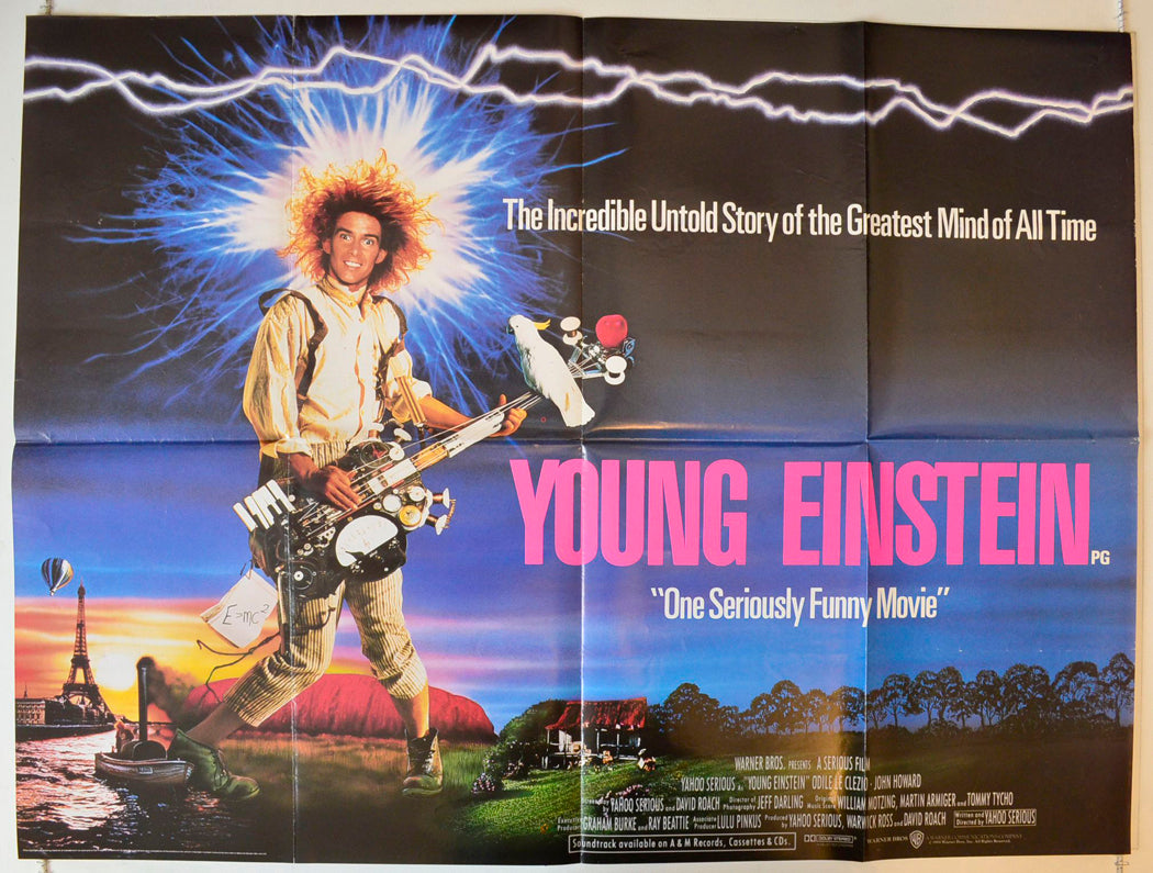 Young Einstein Original British Quad Poster - Movie Poster