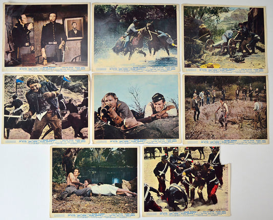 Major Dundee   Set of 8 Original Lobby Cards / Colour Front Of House Stills