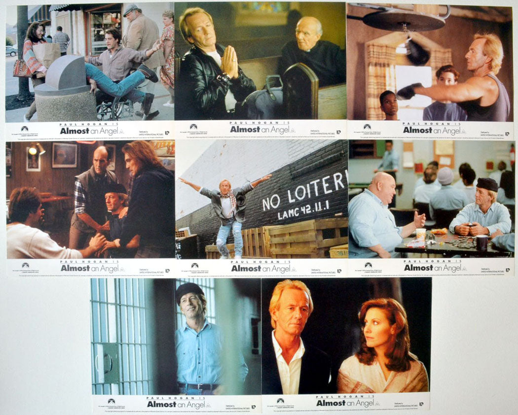 Almost An Angel Set of 8 Original Lobby Cards / Colour Front Of House Stills 