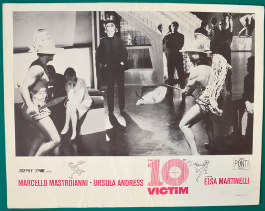 The 10th Victim  (a.k.a. La decima vittima)   Original USA Cinema Lobby Card 