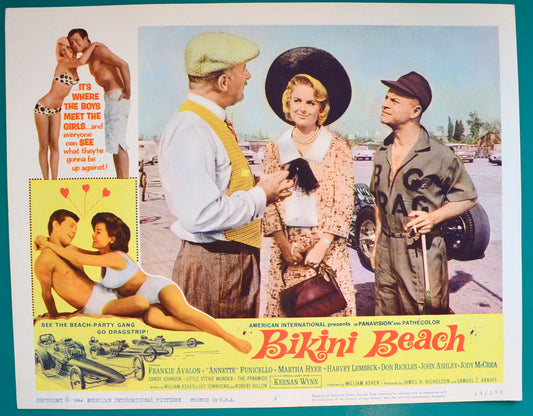 Bikini Beach Original USA Cinema Lobby Card #4 