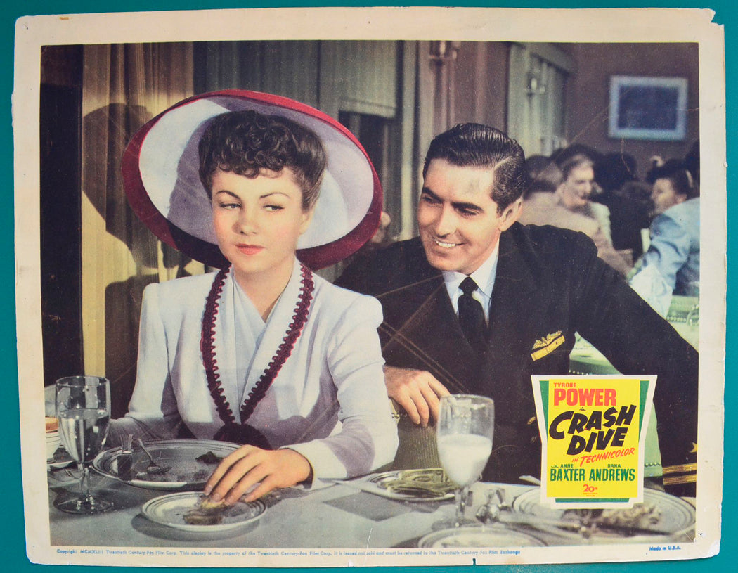 Crash Dive Original USA Cinema Lobby Card 