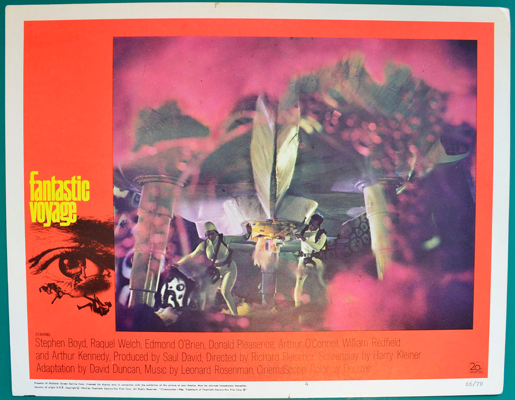 Fantastic Voyage Original USA Cinema Lobby Card #4 