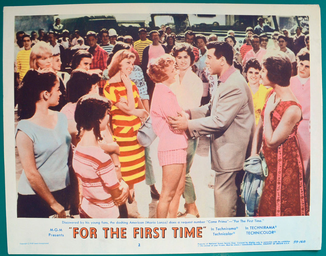 For The First Time Original USA Cinema Lobby Card #2 