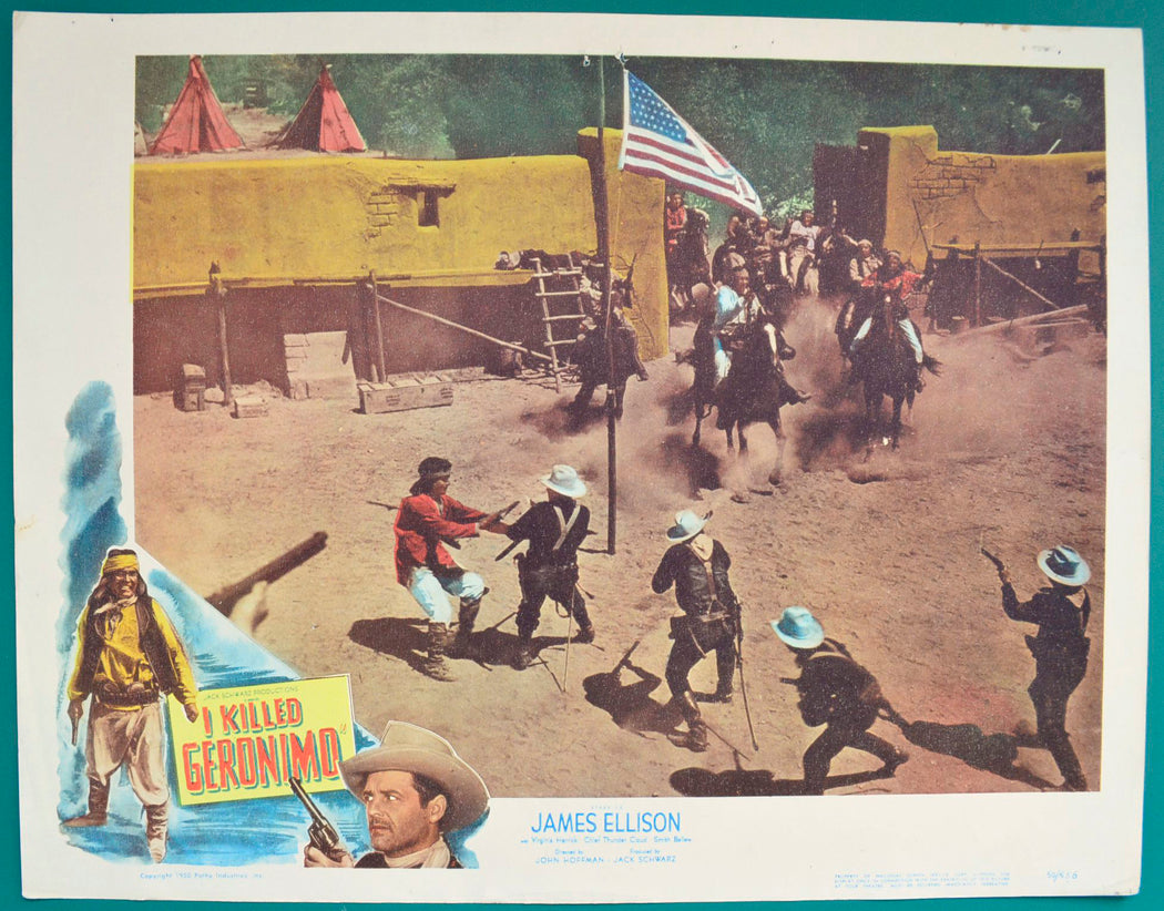 I Killed Geronimo Original USA Cinema Lobby Card 