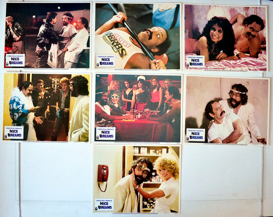 Cheech and Chong's : Nice Dreams 7 Original USA Cinema Lobby Cards 