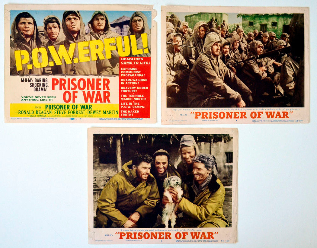 Prisoner Of War 3 Original USA Cinema Lobby Cards 