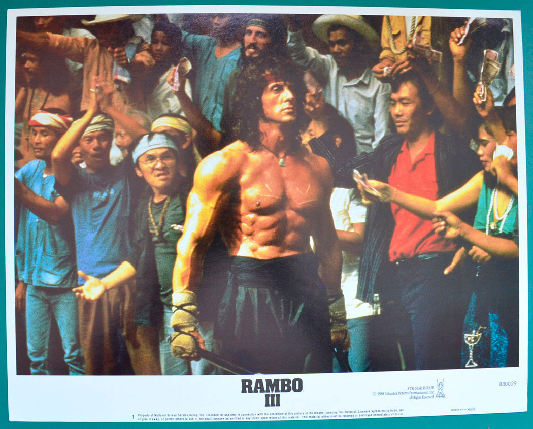 Rambo III Original USA Cinema Lobby Card #1 