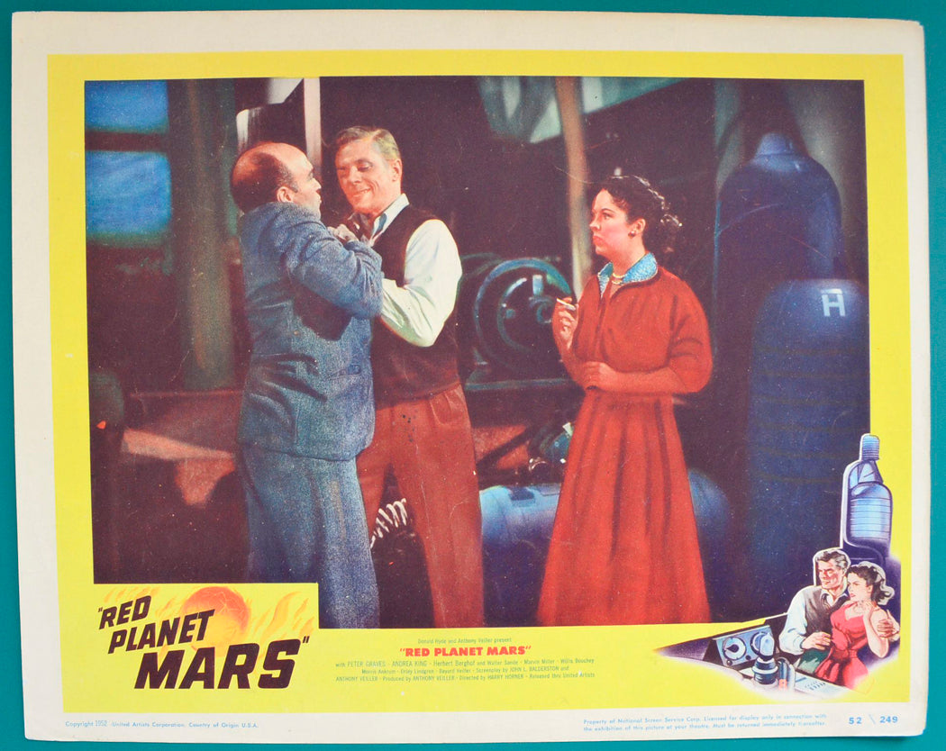 Red Planet Mars Original USA Cinema Lobby Card 