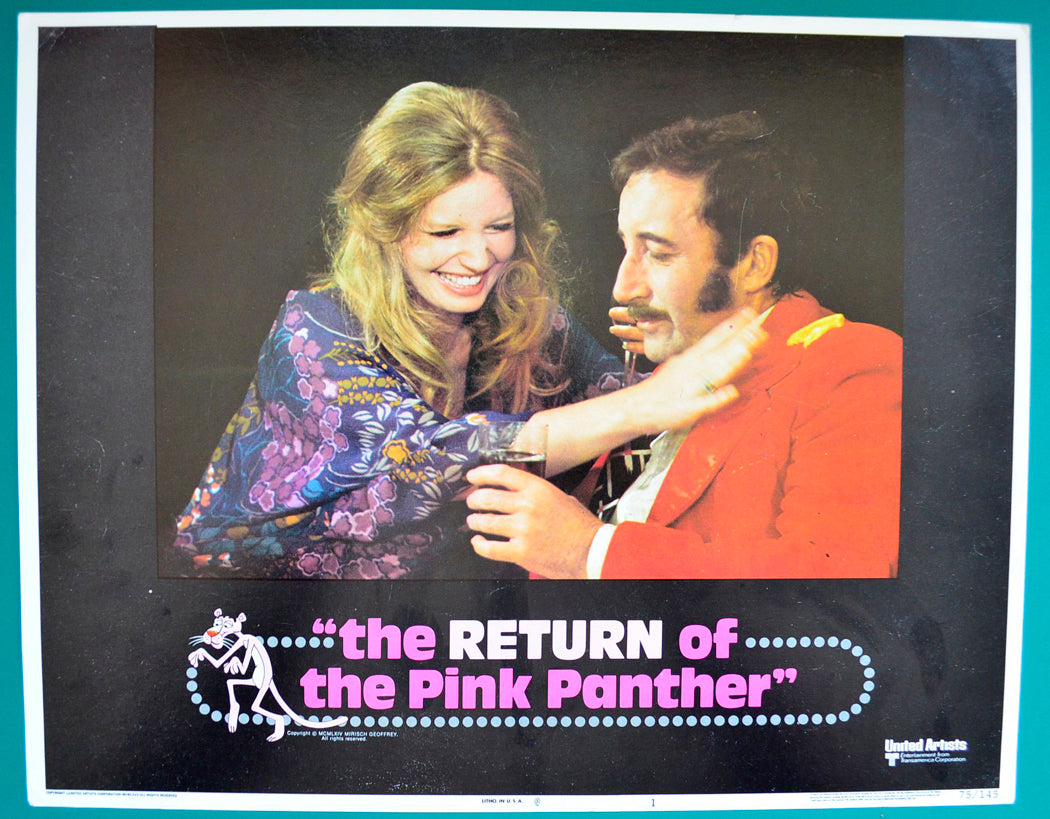 The Return Of The Pink Panther Original USA Cinema Lobby Card #1 