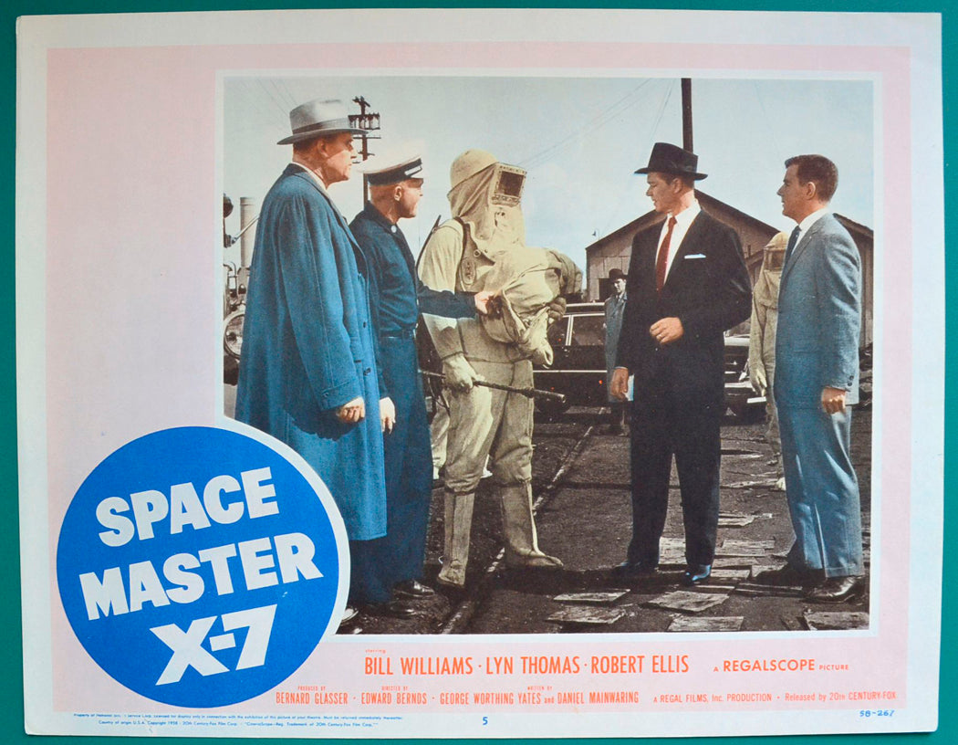 Space Master X-7 Original USA Cinema Lobby Card #5 