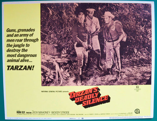 Tarzan's Deadly Silence Original USA Cinema Lobby Card #2 