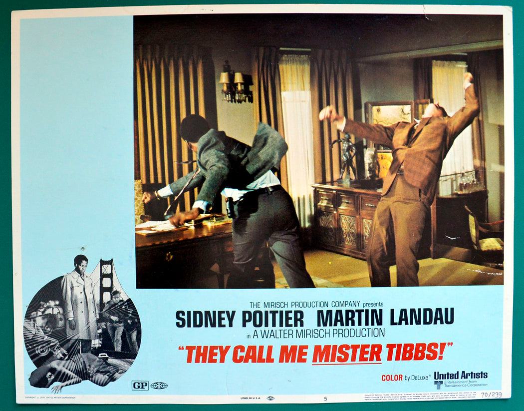 They Call Me Mister Tibbs Original USA Cinema Lobby Card #5 