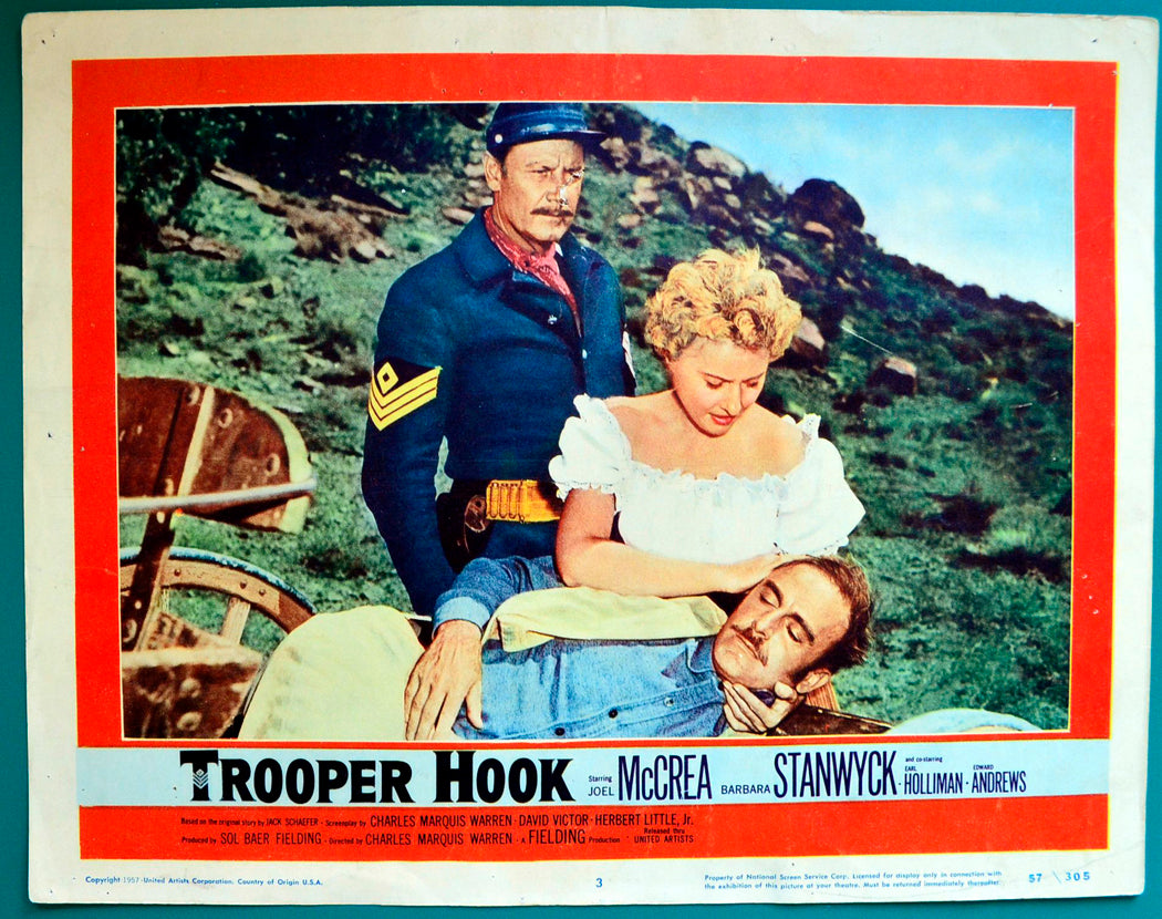 Trooper Hook Original USA Cinema Lobby Card #3 