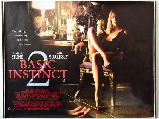 Basic Instinct 2 Original British Quad Poster - Movie Poster