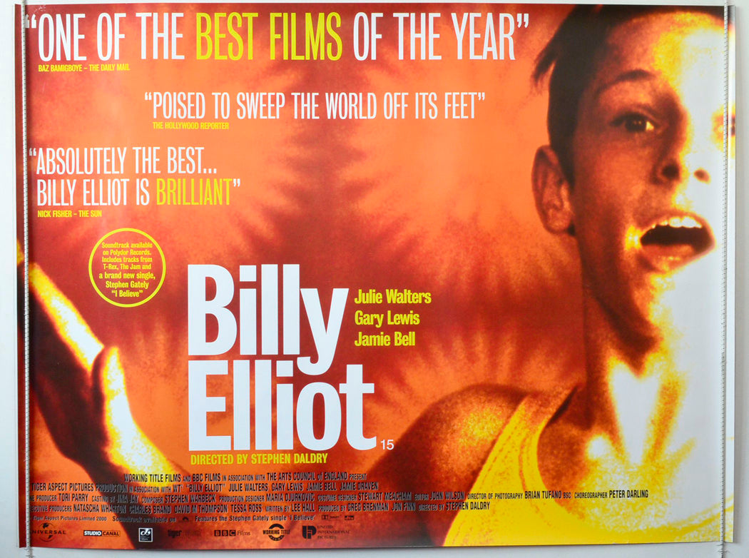 Billy Elliot Original British Quad Poster - Movie Poster