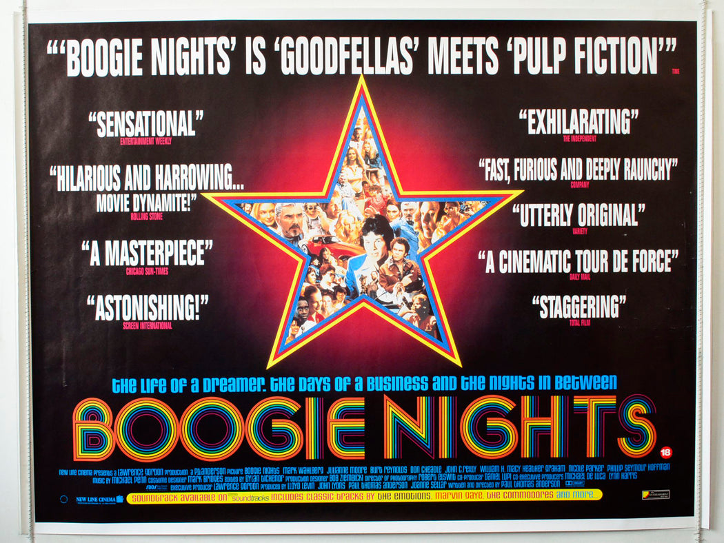 Boogie Nights Original British Quad Poster - Movie Poster