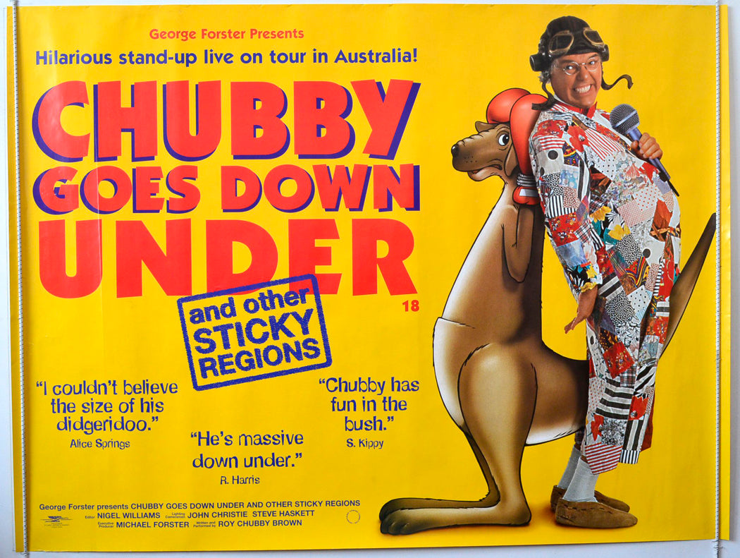 Chubby Goes Down Under Original British Quad Poster - Movie Poster