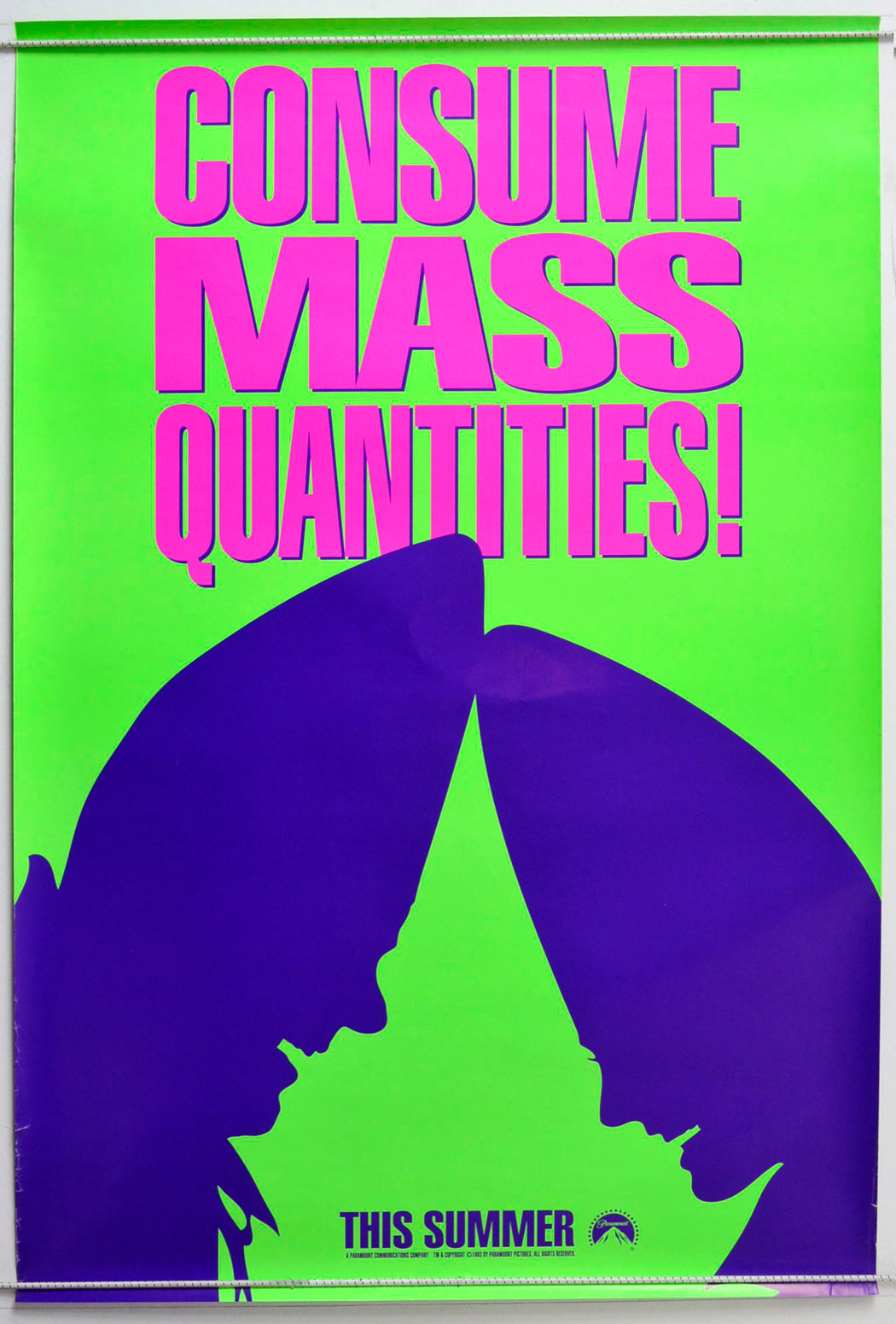 Coneheads  (Teaser / Advance GREEN Version)   Original One Sheet Poster - Movie Poster