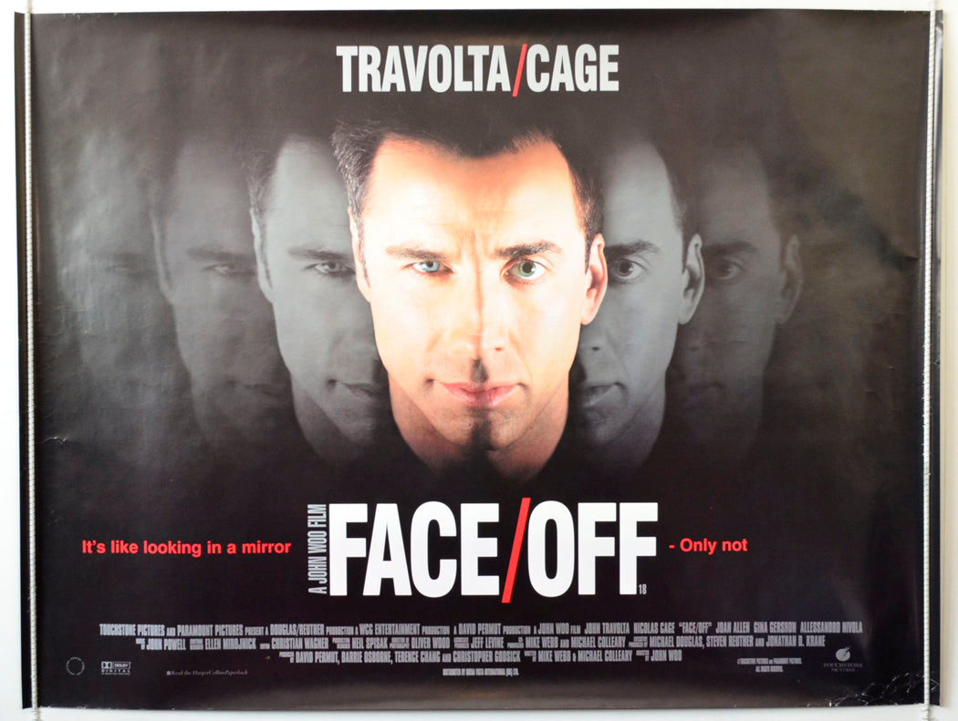 Face Off  (Teaser / Advance Version)   Original British Quad Poster - Movie Poster