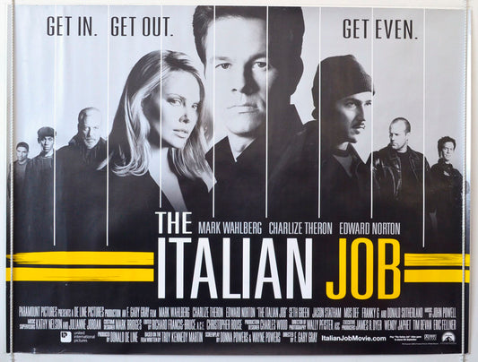 The Italian Job Original British Quad Poster - Movie Poster