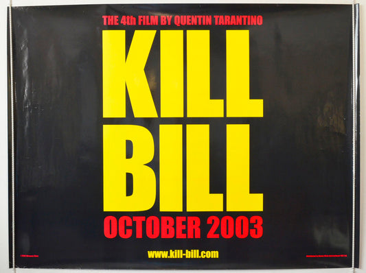 Kill Bill Vol.2  (Teaser / Advance Poster)   Original British Quad Poster - Movie Poster