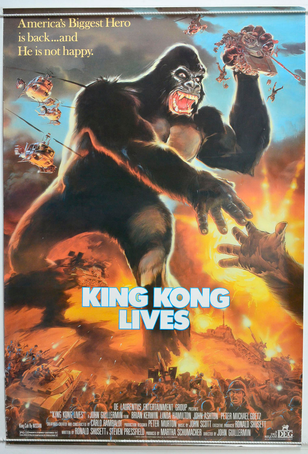 King Kong Lives Original One Sheet Poster - Movie Poster