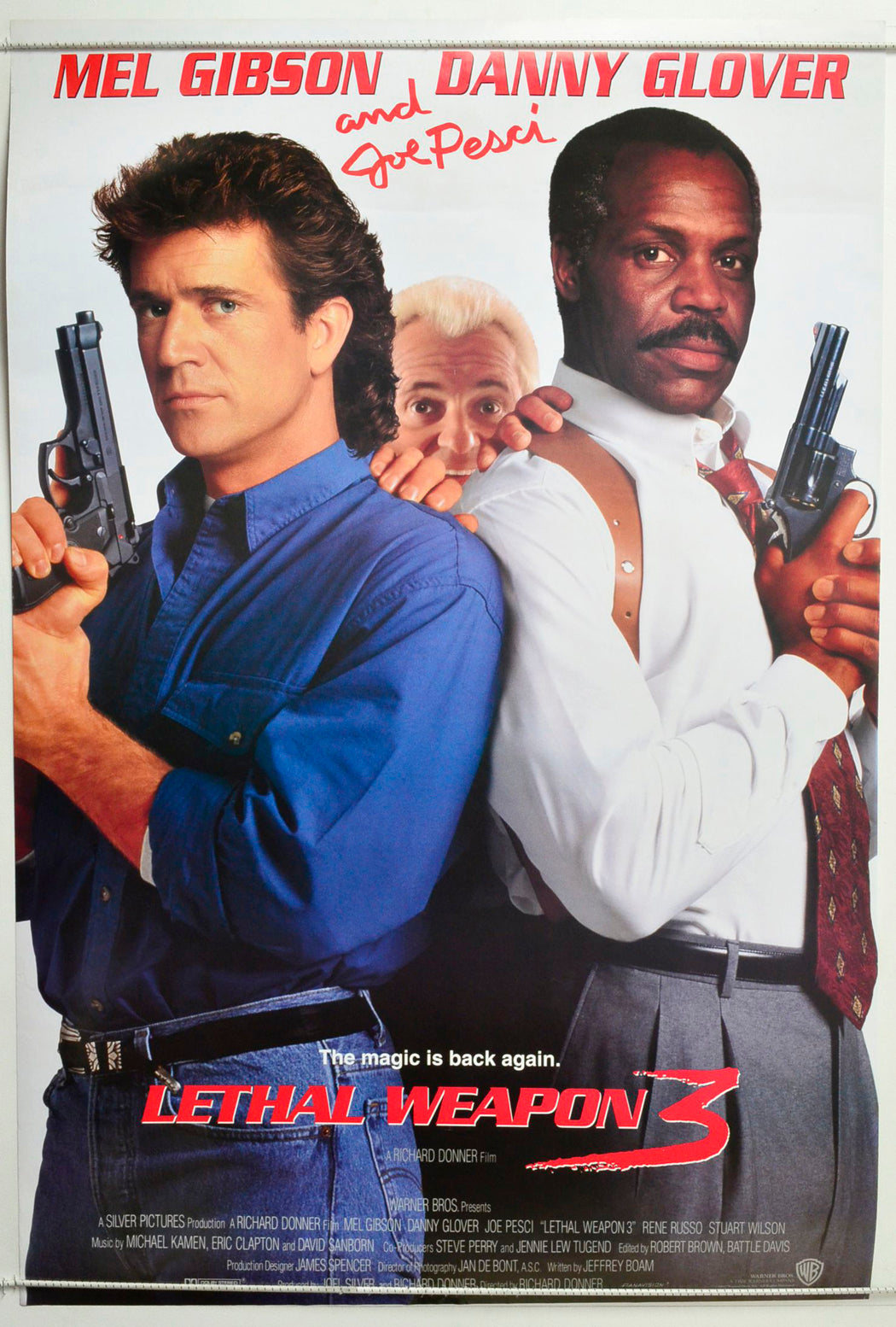 Lethal Weapon 3 Original One Sheet Poster - Movie Poster