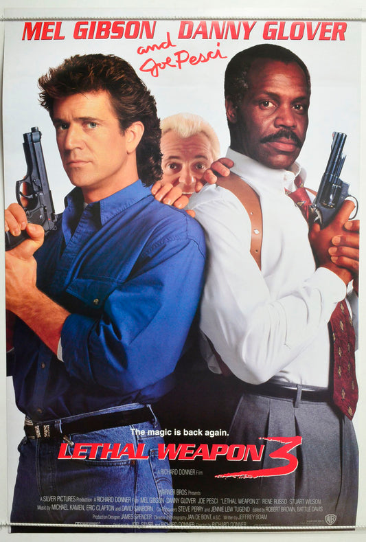 Lethal Weapon 3 Original One Sheet Poster - Movie Poster