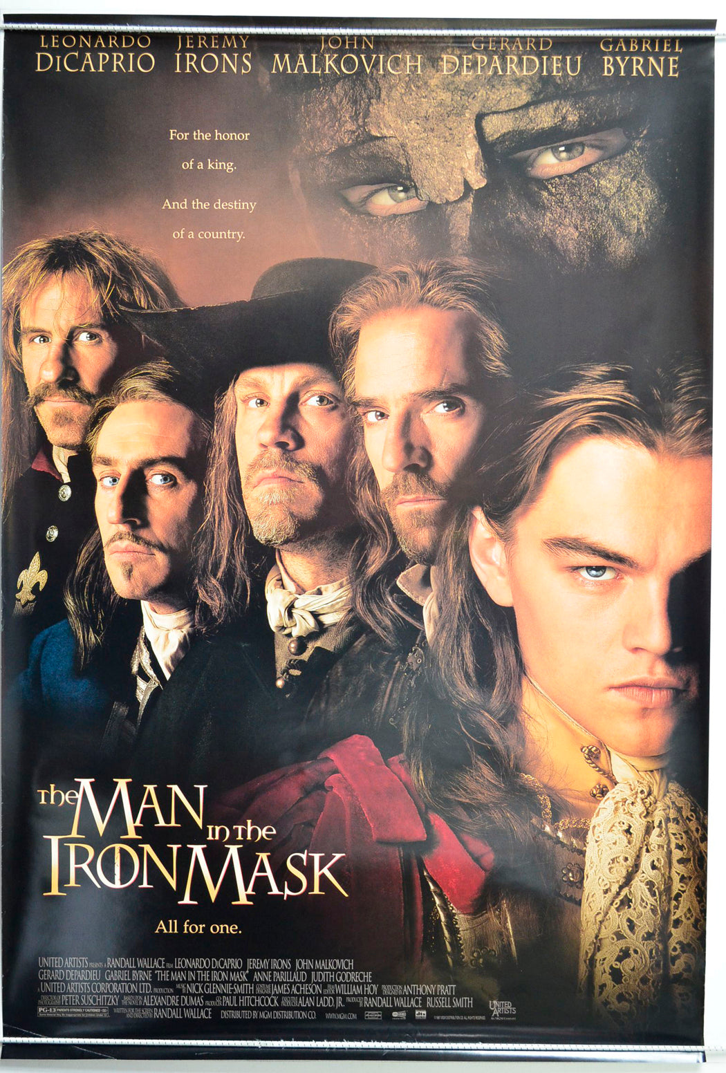 The Man In The Iron Mask Original One Sheet Poster - Movie Poster