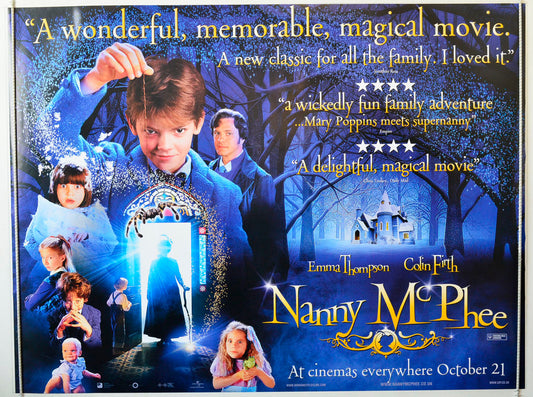 Nanny McPhee Original British Quad Poster - Movie Poster