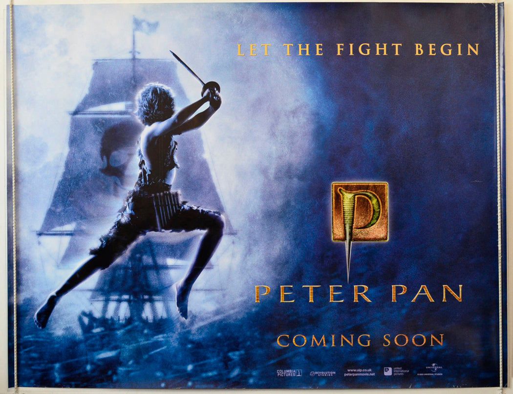 Peter Pan  (Teaser / Advance Version)  Original British Quad Poster - Movie Poster