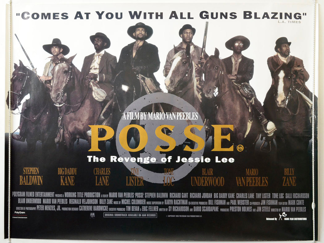 Posse Original British Quad Poster - Movie Poster