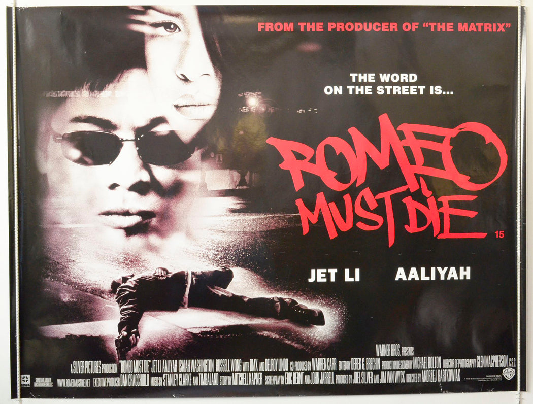 Romeo Must Die Original British Quad Poster - Movie Poster