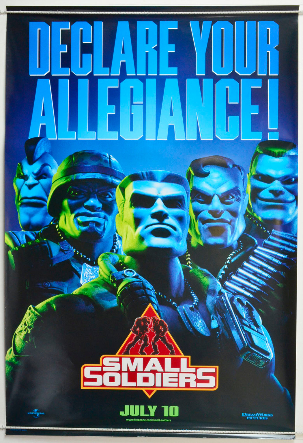 Small Soldiers  (Teaser / Advance Version)   Original One Sheet Poster - Movie Poster