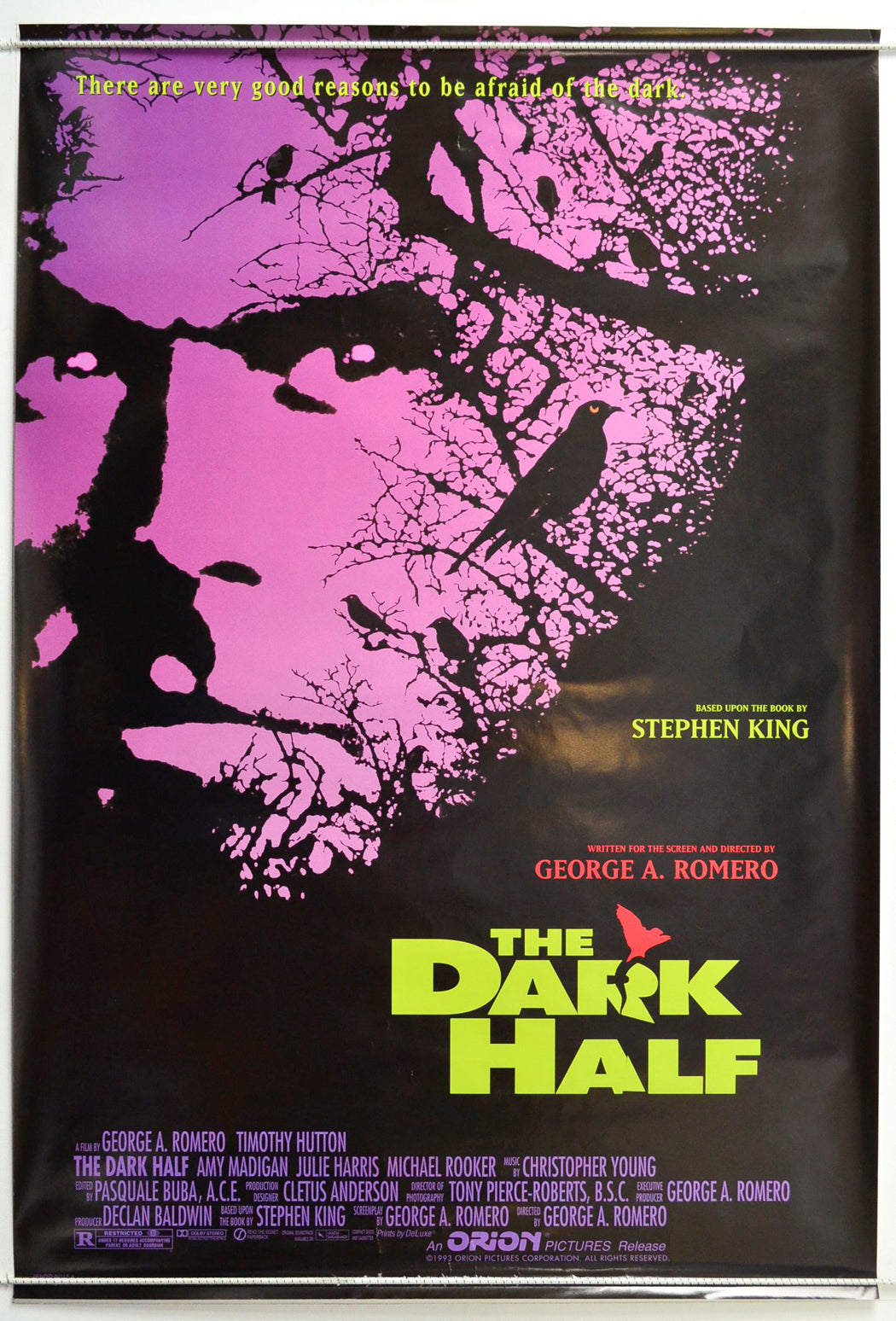 Stephen King's : The Dark Half Original One Sheet Poster - Movie Poster