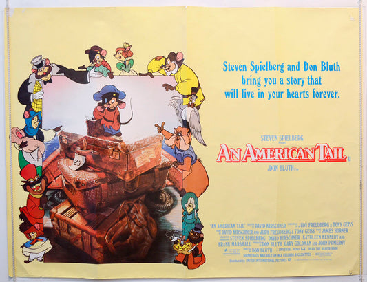 An American Tail Original British Quad Poster - Movie Poster