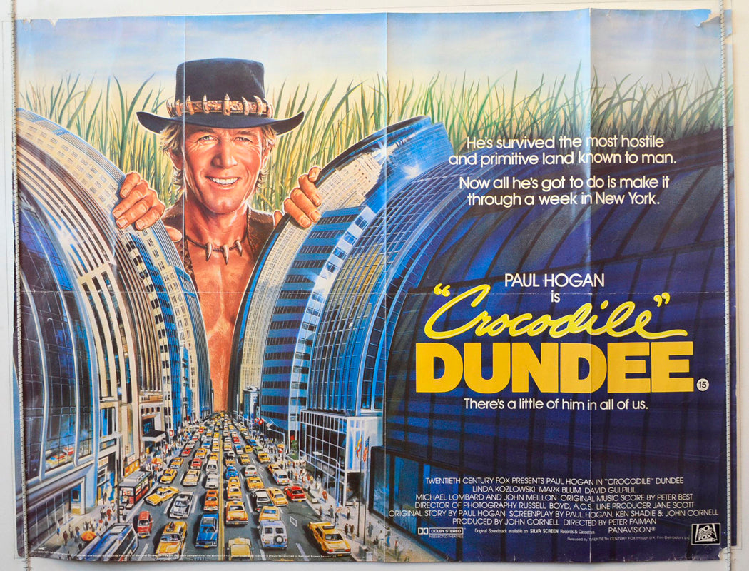 Crocodile Dundee Original British Quad Poster - Movie Poster