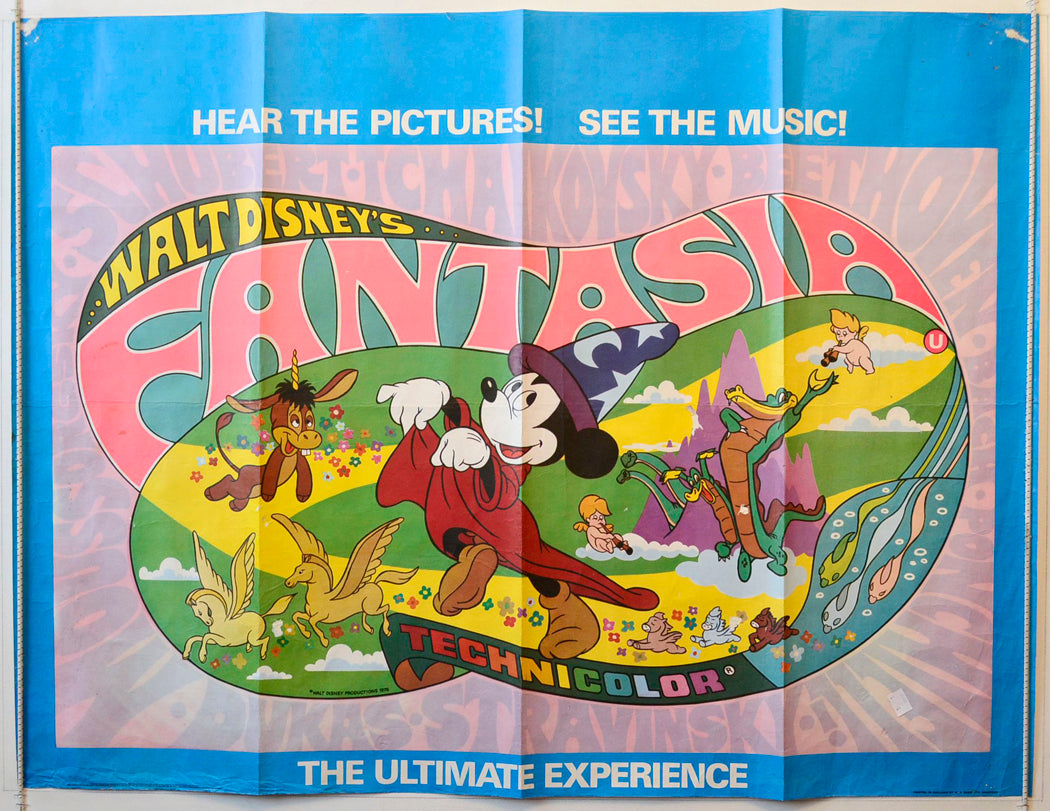 Fantasia   Original British Quad Poster - Movie Poster